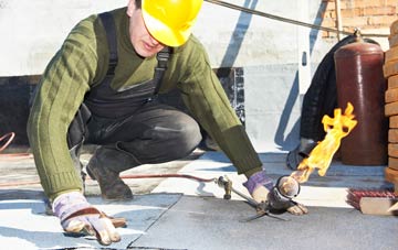 North Weston flat roof construction